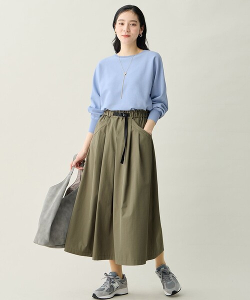 ANY(エニィ)の「タックスカート(スカート・レディース・カーキ系/ブラック系/ベージュ系・LARGE/MEDIUM)」の13枚目の写真