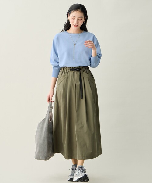 ANY(エニィ)の「タックスカート(スカート・レディース・カーキ系/ブラック系/ベージュ系・LARGE/MEDIUM)」の14枚目の写真