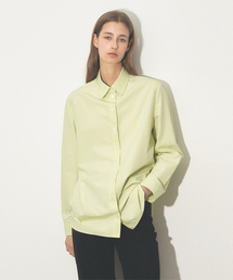 SOLID OVER-FIT SHIRTS_GREEN