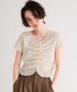 titivate（ティティベイト）の「フロントギャザー半袖トップス（Tシャツ/カットソー・M）」