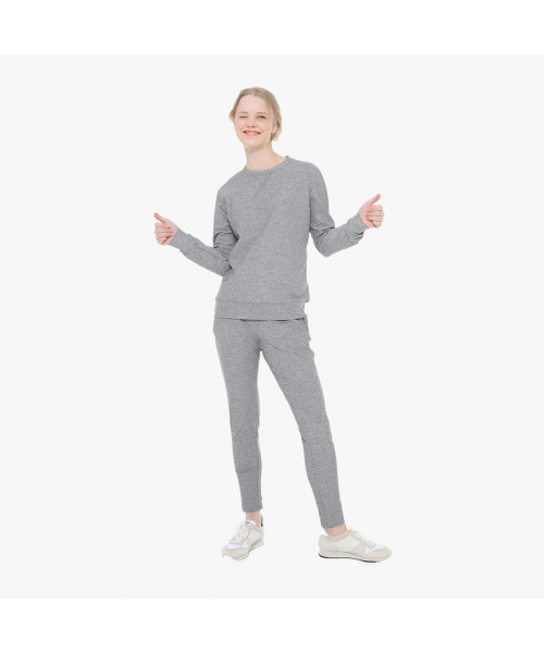 MO SPORTS（モースポーツ）の「モソフトパンツ レディース（ダークグレー）（スウェットパンツ・レディース・その他・S/M）」の2枚目の写真