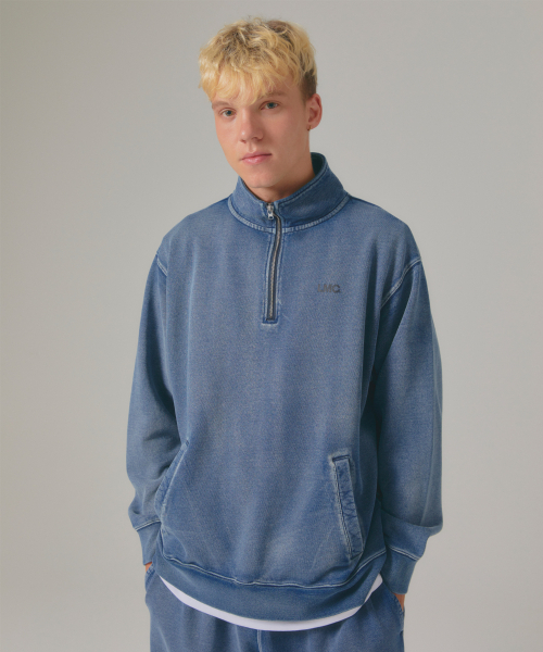 LMCの「OG QUARTER ZIP SWEATSHIRT indigo(スウェット・メンズ・その他・S/M/L/XL)」の1枚目の写真
