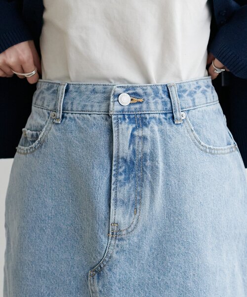 DISCOAT(ディスコート)の「USコットンデニムミニスカート(スカート・レディース・ネイビー/サックスブルー・FREE)」の19枚目の写真