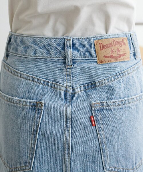 DISCOAT(ディスコート)の「USコットンデニムミニスカート(スカート・レディース・ネイビー/サックスブルー・FREE)」の16枚目の写真