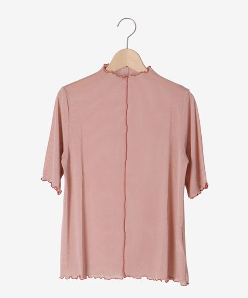 le.coeur blanc(ルクールブラン)の「《WEB限定アイテム》メロウシアーハイネックトップス(Tシャツ/カットソー・レディース・ブラック/サックスブルー/ピンク/アイボリー・38)」の16枚目の写真