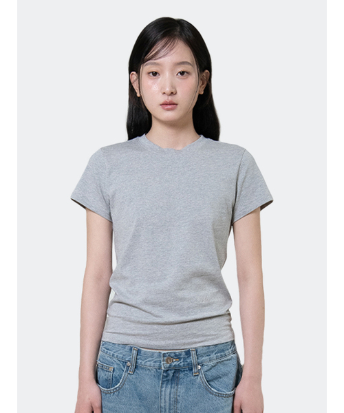 OAFISH(オアフィッシュ)の「OAF BASIC T-SHIRT, MELANGE(Tシャツ/カットソー・レディース・その他・ONE SIZE)」の1枚目の写真