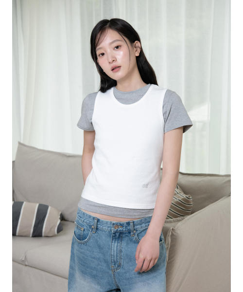 OAFISH(オアフィッシュ)の「OAF BASIC T-SHIRT, MELANGE(Tシャツ/カットソー・レディース・その他・ONE SIZE)」の5枚目の写真