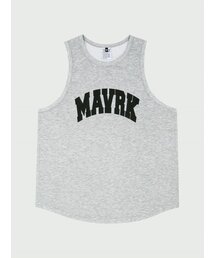 MAVRK（マーベリック）の「M カーブドロゴバランススリーブレスグレー（Tシャツ/カットソー）」