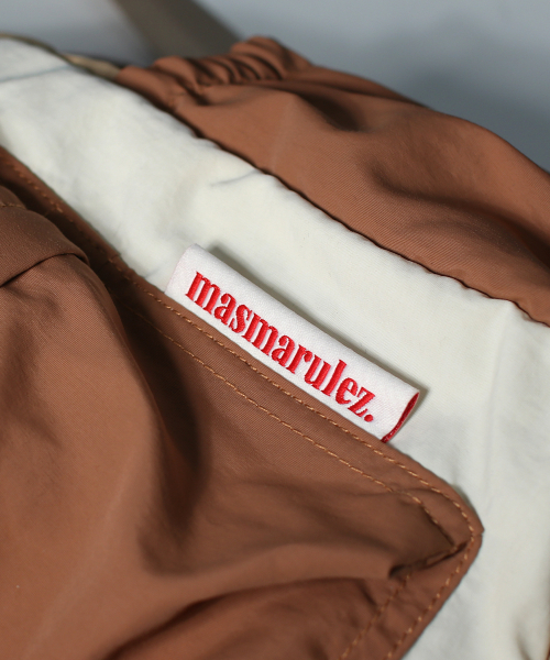 MASMARULEZ（マスマルールズ）の「[INT] Mixed Easy Draw Backpack _ Orange Beige（バックパック/リュック・レディース・その他・FREE）」の7枚目の写真
