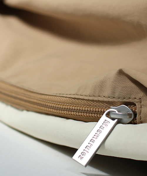 MASMARULEZ（マスマルールズ）の「[INT] Mixed Easy Draw Backpack _ Orange Beige（バックパック/リュック・レディース・その他・FREE）」の8枚目の写真
