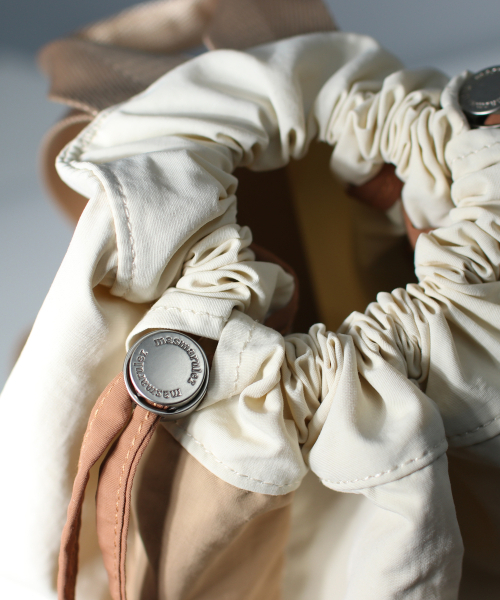 MASMARULEZ（マスマルールズ）の「[INT] Mixed Easy Draw Backpack _ Orange Beige（バックパック/リュック・レディース・その他・FREE）」の10枚目の写真