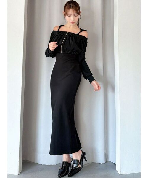 RESEXXY（リゼクシー）の「ポインテッドトゥローファーミュール（パンプス・レディース・ブラック/ブラウン・SMALL/MEDIUM/LARGE）」の6枚目の写真