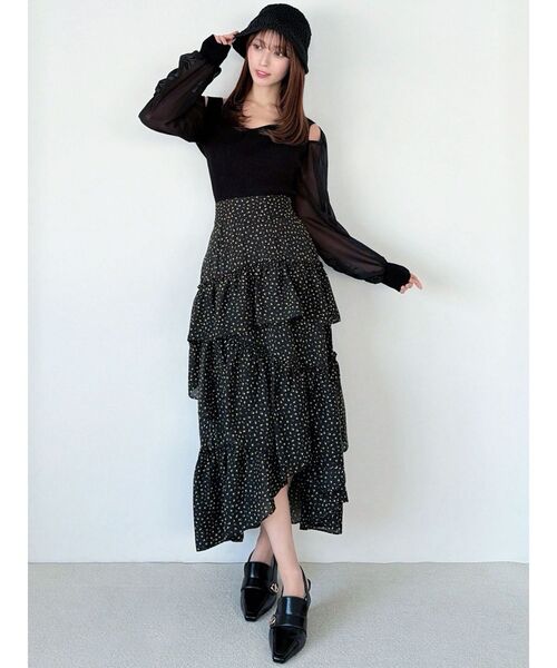 RESEXXY（リゼクシー）の「ポインテッドトゥローファーミュール（パンプス・レディース・ブラック/ブラウン・SMALL/MEDIUM/LARGE）」の7枚目の写真