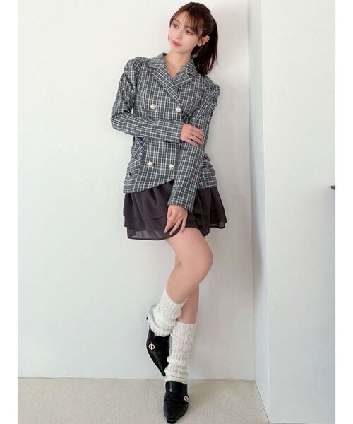 RESEXXY（リゼクシー）の「ポインテッドトゥローファーミュール（パンプス・レディース・ブラック/ブラウン・SMALL/MEDIUM/LARGE）」の9枚目の写真