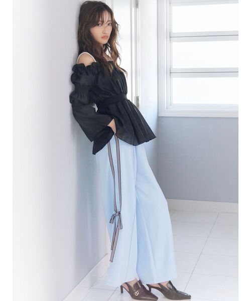 RESEXXY（リゼクシー）の「ポインテッドトゥローファーミュール（パンプス・レディース・ブラック/ブラウン・SMALL/MEDIUM/LARGE）」の15枚目の写真