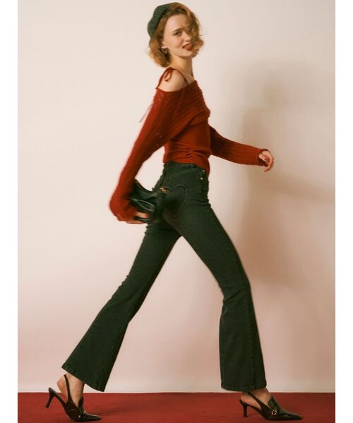 RESEXXY（リゼクシー）の「ポインテッドトゥローファーミュール（パンプス・レディース・ブラック/ブラウン・SMALL/MEDIUM/LARGE）」の18枚目の写真