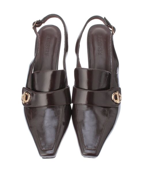 RESEXXY（リゼクシー）の「ポインテッドトゥローファーミュール（パンプス・レディース・ブラック/ブラウン・SMALL/MEDIUM/LARGE）」の20枚目の写真