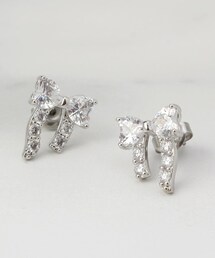 足長リボンキュービックピアス