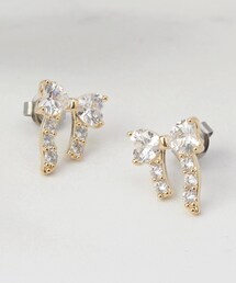 足長リボンキュービックピアス