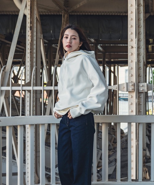 KiU（キウ）の「ウォーターリペレントパーカー（パーカー・メンズ・サックスブルー/オフホワイト/ブラック・LARGE/X-LARGE/MEDIUM）」の8枚目の写真