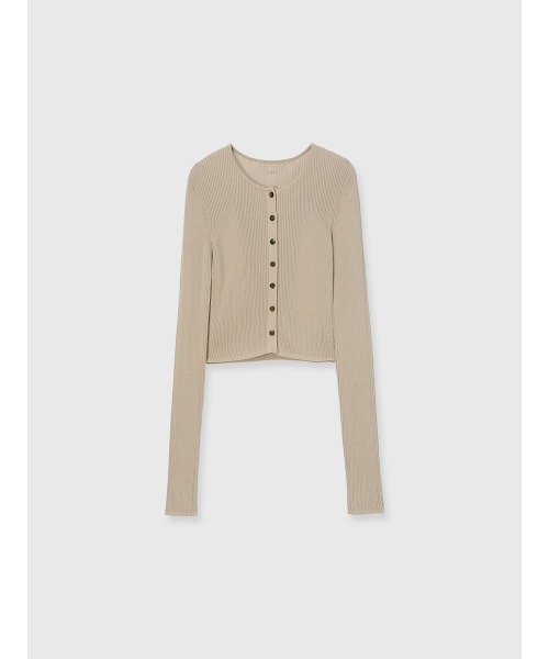 anuans（アニュアンス）の「リュクスビスコースニットカーディガン（カーディガン/ボレロ・レディース・ホワイト/ベージュ/ネイビー/ブラック/レッド/サックスブルー・S/M）」の3枚目の写真