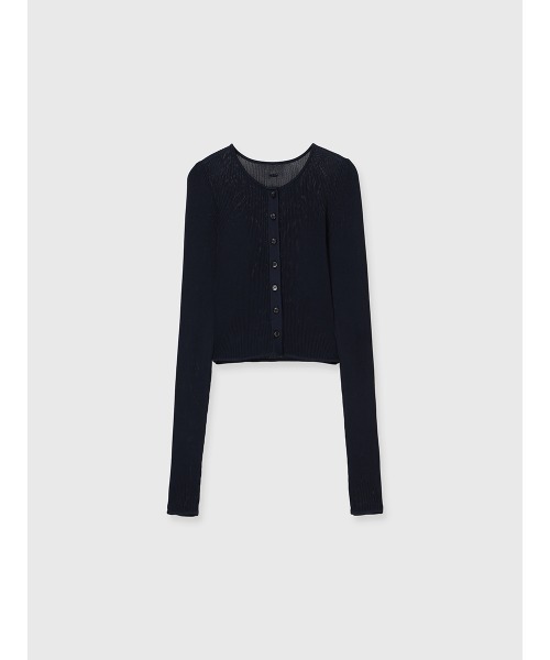 リュクスビスコースニットカーディガン（カーディガン/ボレロ