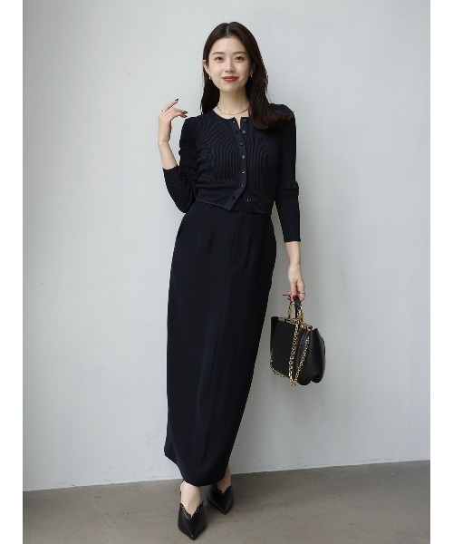 anuans（アニュアンス）の「リュクスビスコースニットカーディガン（カーディガン/ボレロ・レディース・ホワイト/ベージュ/ネイビー/ブラック/レッド/サックスブルー・S/M）」の22枚目の写真