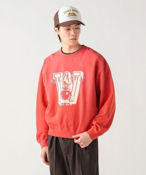 BEAMS HEART(ビームスハート)の「【7/24再値下げ】アニマル フロッキー スウェット(ユニセックス)(スウェット・メンズ・レッド/グリーン・MEDIUM/SMALL/LARGE)」の13枚目の写真