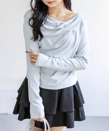 CLEAR BASIC | 【7色展開】ドレープカットソー(Tシャツ/カットソー)