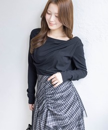 CLEAR BASIC | 【7色展開/人気定番】ドレープカットソー(Tシャツ/カットソー)