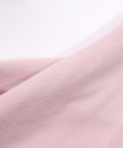 CLEAR BASIC（クリアベーシック）の「ドレープカットソー[カジュアル 着回し抜群 大人]≪新作≫（Tシャツ/カットソー・レディース・ピンク/グレー/グレイッシュベージュ/サックスブルー/ブラック/オフホワイト/ラベンダー・F）」の19枚目の写真