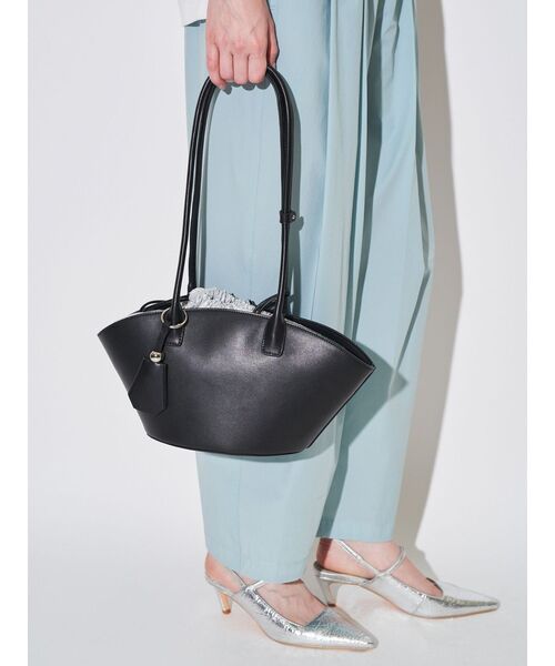 ELENDEEK（エレンディーク）の「ARCラインバッグ（トートバッグ・レディース・ブラック/ブラウン/ミント・FREE）」の6枚目の写真