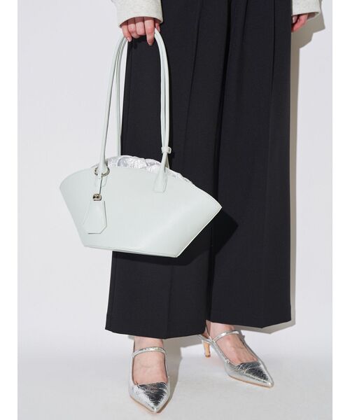 ELENDEEK（エレンディーク）の「ARCラインバッグ（トートバッグ・レディース・ブラック/ブラウン/ミント・FREE）」の10枚目の写真