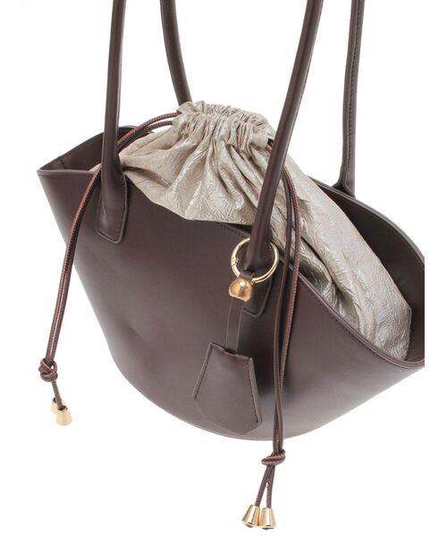 ELENDEEK（エレンディーク）の「ARCラインバッグ（トートバッグ・レディース・ブラック/ブラウン/ミント・FREE）」の15枚目の写真