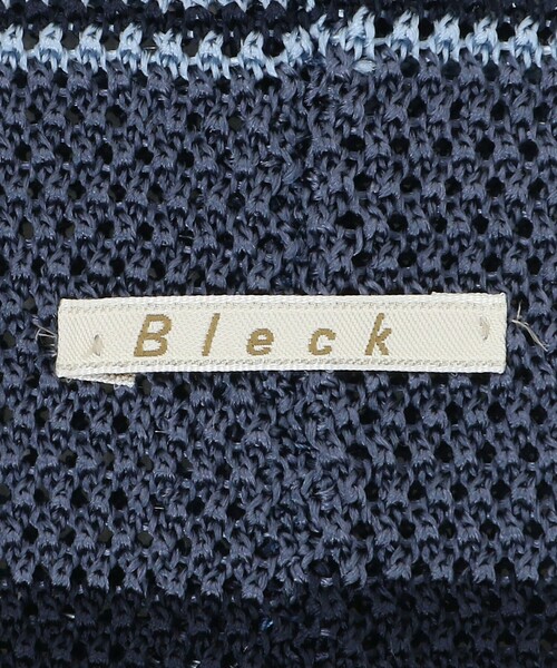 green label relaxing（グリーンレーベルリラクシング）の「＜Bleck＞6.5cm ニット ボーダー ネクタイ（ネクタイ・メンズ・ダークブラウン/ネイビー/ベージュ・FREE）」の11枚目の写真