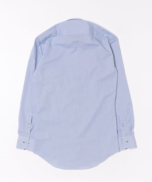 TOKYO SHIRTS（トウキョウシャツ）の「【吸水速乾】 形態安定ノンアイロン ボタンダウン 長袖ビジネスワイシャツ（ビジネスシャツ・メンズ・ブルー・首回り37cm-裄丈80cm/首回り39cm-裄丈80cm/首回り39cm-裄丈84cm/首回り41cm-裄丈82cm/首回り41cm-裄丈86cm/首回り42cm-裄丈82cm/首回り42cm-裄丈86cm/首回り43cm-裄丈82cm/首回り43cm-裄丈86cm/首回り37cm-裄丈84cm）」の2枚目の写真