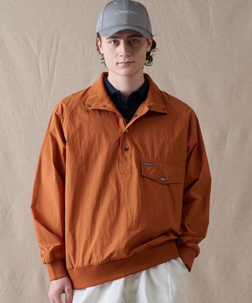Eddie Bauer(エディーバウアー)の「ウィンド シャツプルオーバー(ブルゾン・メンズ・オリーブ/ネイビー/オレンジ・XL/L/M/XXL)」の3枚目の写真