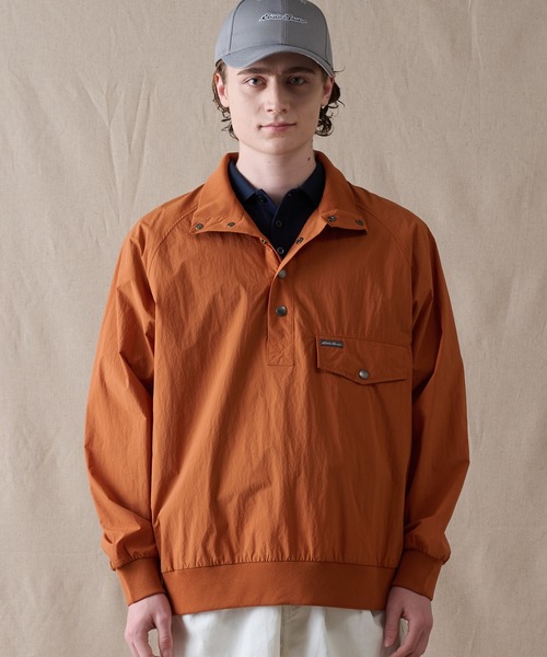 Eddie Bauer(エディーバウアー)の「ウィンド シャツプルオーバー(ブルゾン・メンズ・オリーブ/ネイビー/オレンジ・XL/L/M/XXL)」の14枚目の写真