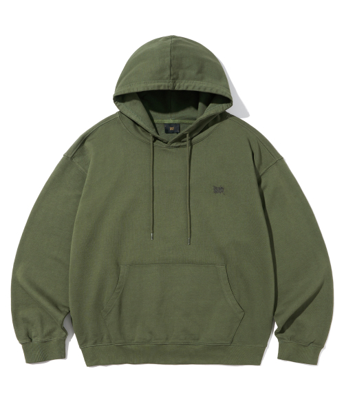 BROWNBREATH(ブラウンブレス)の「PIGMENT TAG HOOD ZIP UP - KHAKI(パーカー・レディース・その他・XL)」の2枚目の写真