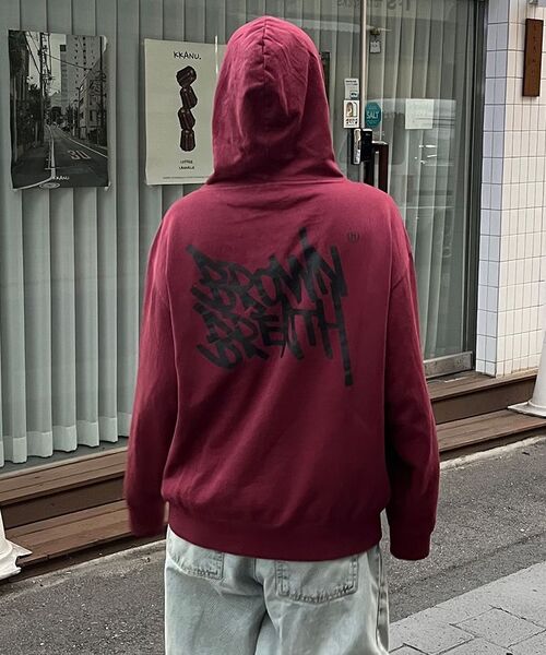 BROWNBREATH(ブラウンブレス)の「PIGMENT TAG HOOD ZIP UP - KHAKI(パーカー・レディース・その他・XL)」の5枚目の写真