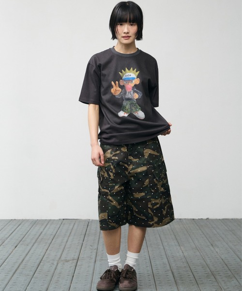 A'GEM/9 × .kom 『kaifai/カイファイ』 Dot Camo Bermuda Pants/ドット