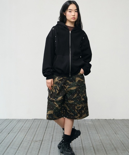 A'GEM/9 × .kom 『kaifai/カイファイ』 Dot Camo Bermuda Pants/ドット