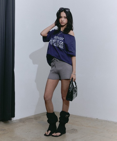 BLONDEY(ブロンディ)の「サマーニットショートパンツ(その他パンツ・レディース・ブラック/ブラック×ホワイト/グレー・FREE)」の21枚目の写真