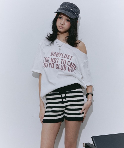 BLONDEY(ブロンディ)の「サマーニットショートパンツ(その他パンツ・レディース・ブラック/ブラック×ホワイト/グレー・FREE)」の15枚目の写真