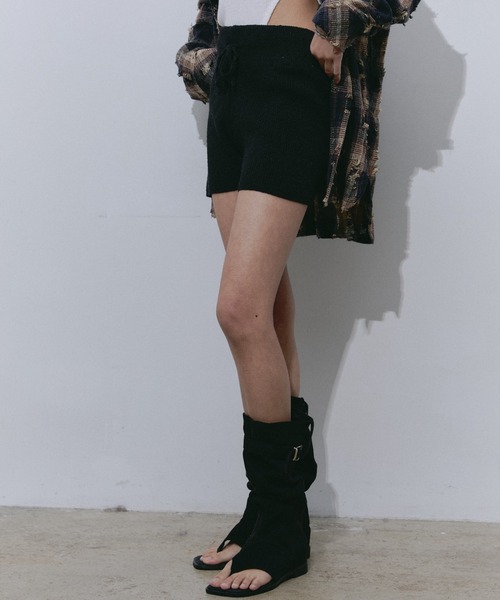 BLONDEY(ブロンディ)の「サマーニットショートパンツ(その他パンツ・レディース・ブラック/ブラック×ホワイト/グレー・FREE)」の18枚目の写真