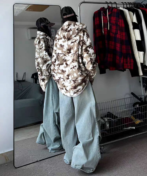FVLMEN(フルメン)の「【FVLMEN】マーブル カモフラージュ シャツ パーカー(パーカー・メンズ・グレー/ブラウン/カモフラージュ・MEDIUM/LARGE/X-LARGE)」の14枚目の写真