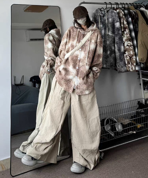 FVLMEN(フルメン)の「【FVLMEN】マーブル カモフラージュ シャツ パーカー(パーカー・メンズ・グレー/ブラウン/カモフラージュ・MEDIUM/LARGE/X-LARGE)」の18枚目の写真