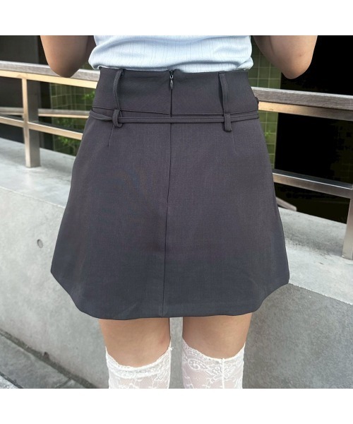 Flugge(フラッジー)の「ベルト付きスカート(スカート・レディース・グレー/アイボリー・FREE)」の21枚目の写真