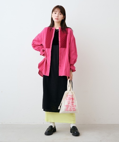 mensha!(メンシャ)の「mensha!ガーゼフライスが気持ちいいカットソーレイヤードスカート(スカート・レディース・ライトピンク/レッド/ライム/ブルー・M/3L/LL/L)」の20枚目の写真