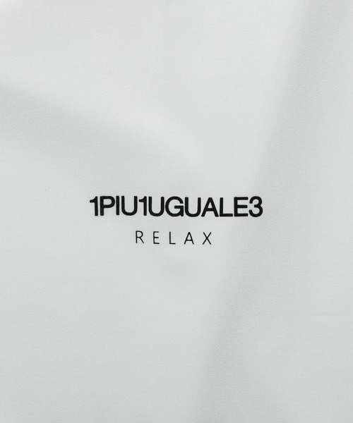 1PIU1UGUALE3  RELAX （ウノピゥウノウグァーレトレ リラックス）の「1PIU1UGUALE3 RELAX(ウノピゥウノウグァーレトレ リラックス)バイカラーランニング半袖Tシャツ（Tシャツ/カットソー・メンズ・ホワイト/ブラック・XXL/XL/L/M/S）」の21枚目の写真